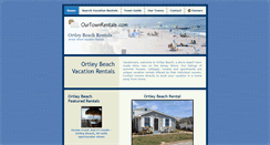 Desktop Screenshot of ortleybeachrentals.com